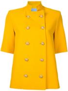 Macgraw - Temperate Blazer - Women - Polyester/wool - 8, Yellow/orange, Polyester/wool