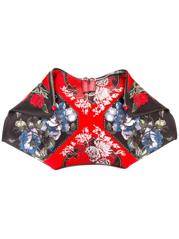 Alexander Mcqueen Origami Clutch Bag, Women's, Polyester/leather