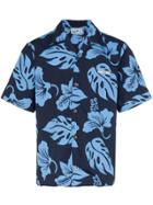 Prada Short-sleeved Hawaiian Shirt - Blue