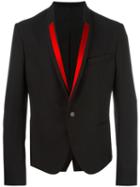 Haider Ackermann Colour Block Blazer, Men's, Size: 54, Black, Virgin Wool/cotton/rayon
