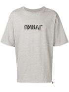 Unravel Project Oversized Logo Print T-shirt - Grey