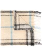 Dondup Checked Scarf, Women's, Nude/neutrals, Acrylic/polyamide/wool