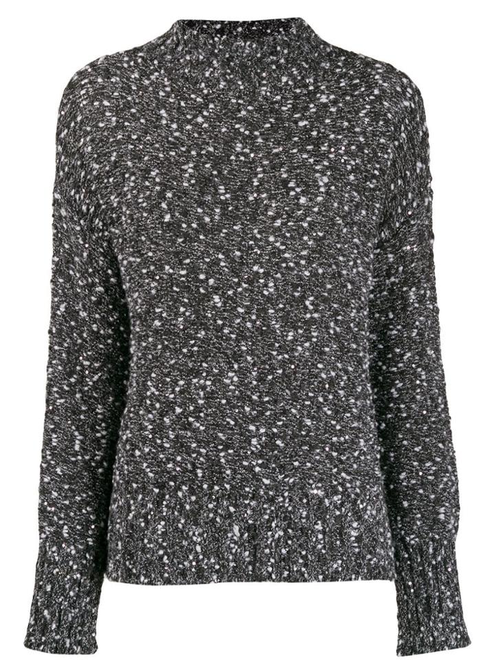 Snobby Sheep Plain Knitted Jumper - Black