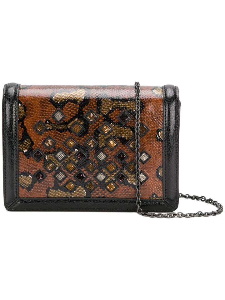 Bottega Veneta Embellished Shoulder Bag - Black