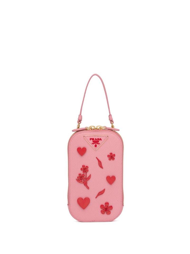Prada Two-way Zipper Mini Bag - Pink