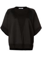 Givenchy Oversized Asymmetric Sweatshirt - Black