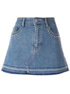Zadig & Voltaire Denim Fitted Skirt - Blue
