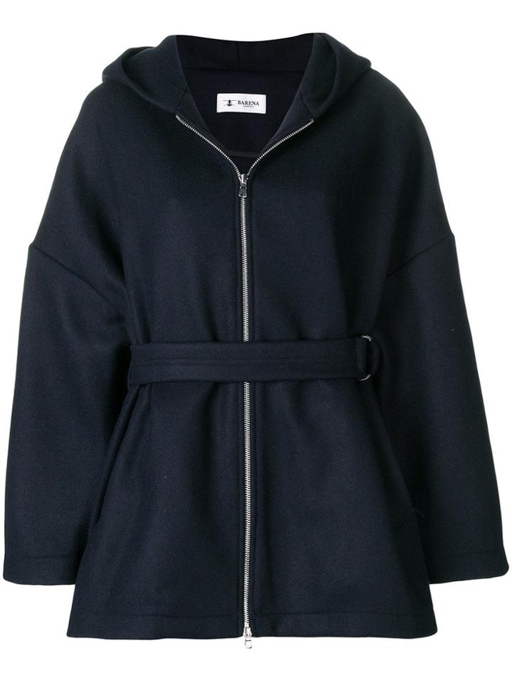 Barena Zipped Hooded Coat - Blue