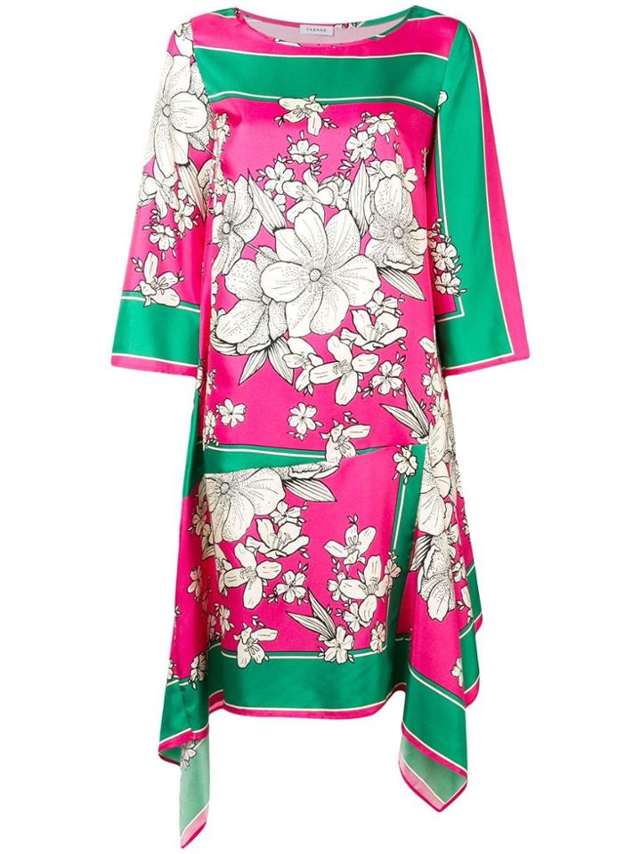 P.a.r.o.s.h. Salto Silk Dress - Pink