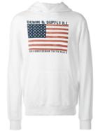 Ralph Lauren U.s Flag Hoodie, Size: Xl, White, Cotton