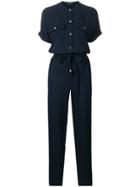 Theory Buttoned Jumpsuit - Blue