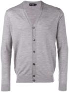 Hackett Long-sleeve Fitted Cardigan - Grey