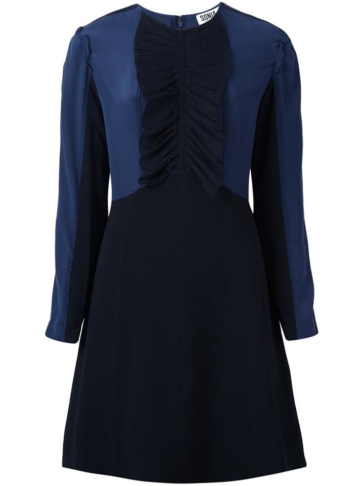 Sonia By Sonia Rykiel Draped Detailing Fitted Dress