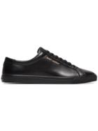 Saint Laurent Andy Leather Low-top Sneakers - Black