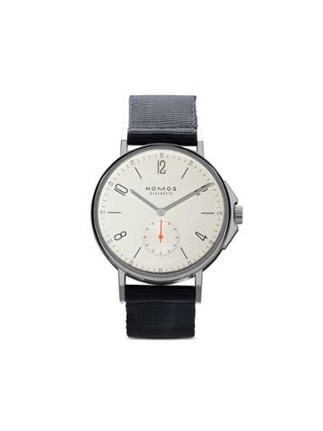 Nomos Ahoi 40mm - White, Silver-plated