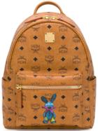 Mcm Stark Classic Rabbit Backpack - Brown