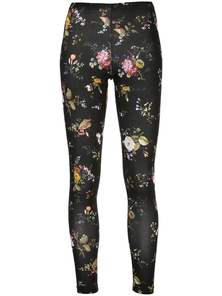 R13 Floral Print Leggins - Black