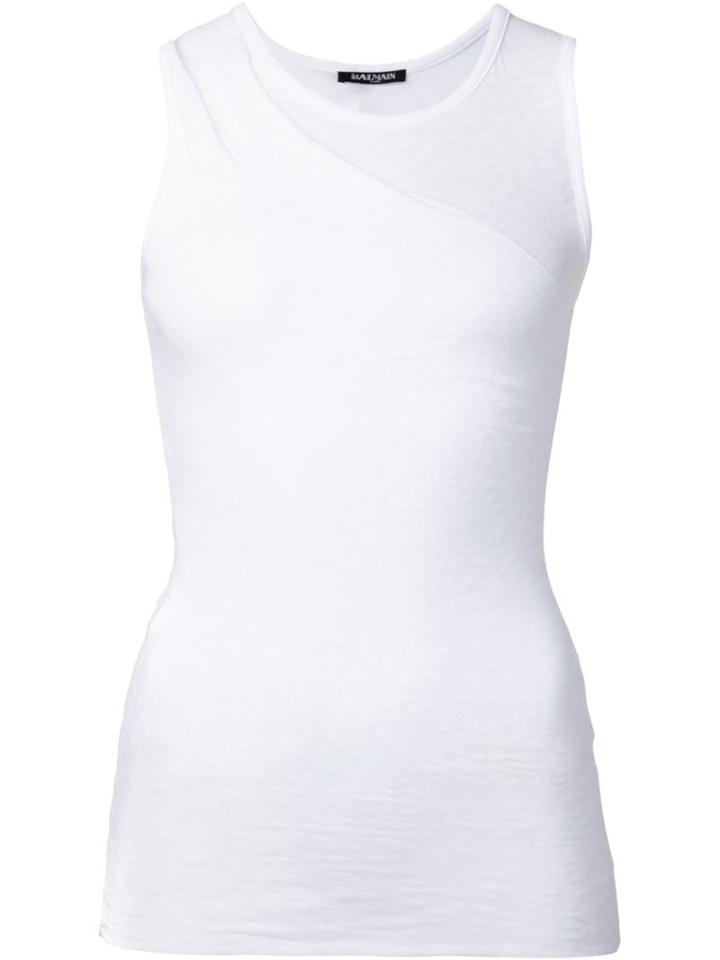 Balmain Faux Wrap Top
