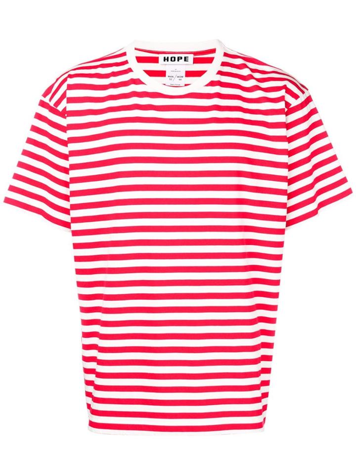 Hope Striped T-shirt - Red