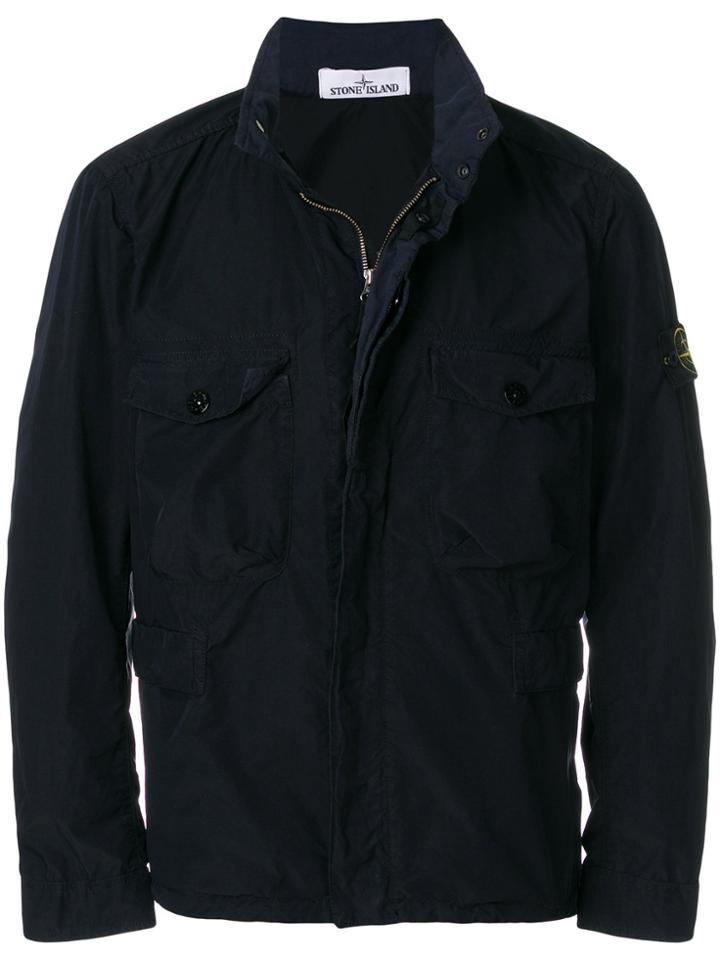 Stone Island David Tela Light-tc Jacket - Blue