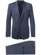 Dolce & Gabbana Formal Suit, Men's, Size: 50, Blue, Spandex/elastane/wool