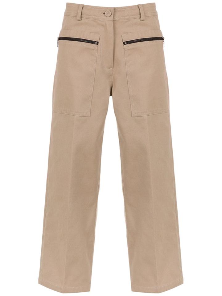 Reinaldo Lourenço Cropped Trousers - Nude & Neutrals
