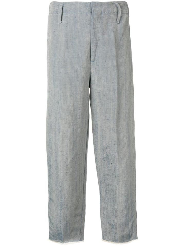 Forte Forte Cutoff Trousers - Blue