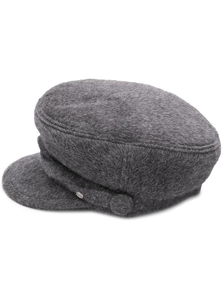 Maison Michel Train Driver Cap - Grey