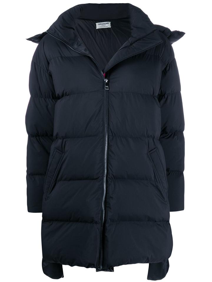 Zadig & Voltaire Fashion Show D Kult Puffer Coat - Black