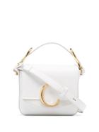 Chloé White C Ring Shoulder Bag