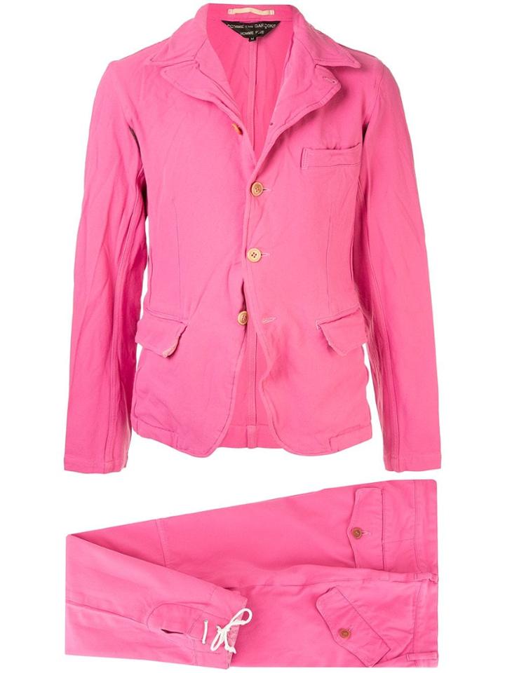 Comme Des Garçons Vintage Two Piece Poly Suit - Pink