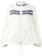 Moncler Smocked Jacket - Nude & Neutrals