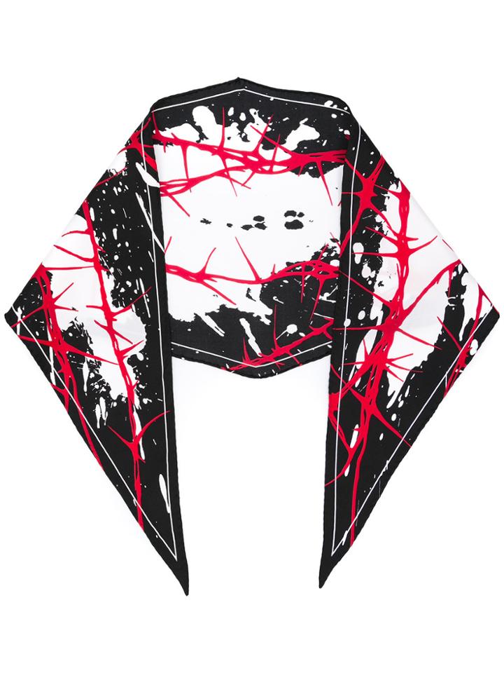 Haider Ackermann Patterned Neck Scarf - White