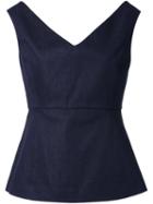 Le Ciel Bleu Loose Shoulder Bustier Top