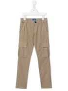 Fay Kids Multi-pocket Chino Trousers, Boy's, Size: 6 Yrs, Nude/neutrals