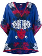 P.a.r.o.s.h. Embroidered Tunic - Blue