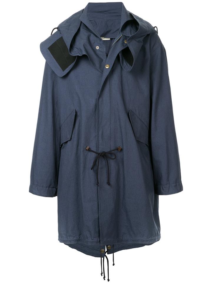 Kent & Curwen Oversized Hood Parka - Blue