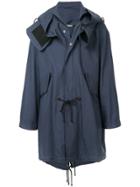 Kent & Curwen Oversized Hood Parka - Blue