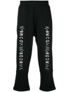 Mcq Alexander Mcqueen Loose Fit Cropped Trousers - Black