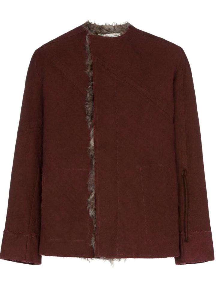 By Walid Etienne Shearling Jacket - Red