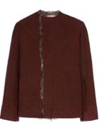 By Walid Etienne Shearling Jacket - Red
