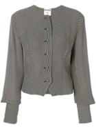 Moschino Vintage Polka-dot Button-down Jacket - Black