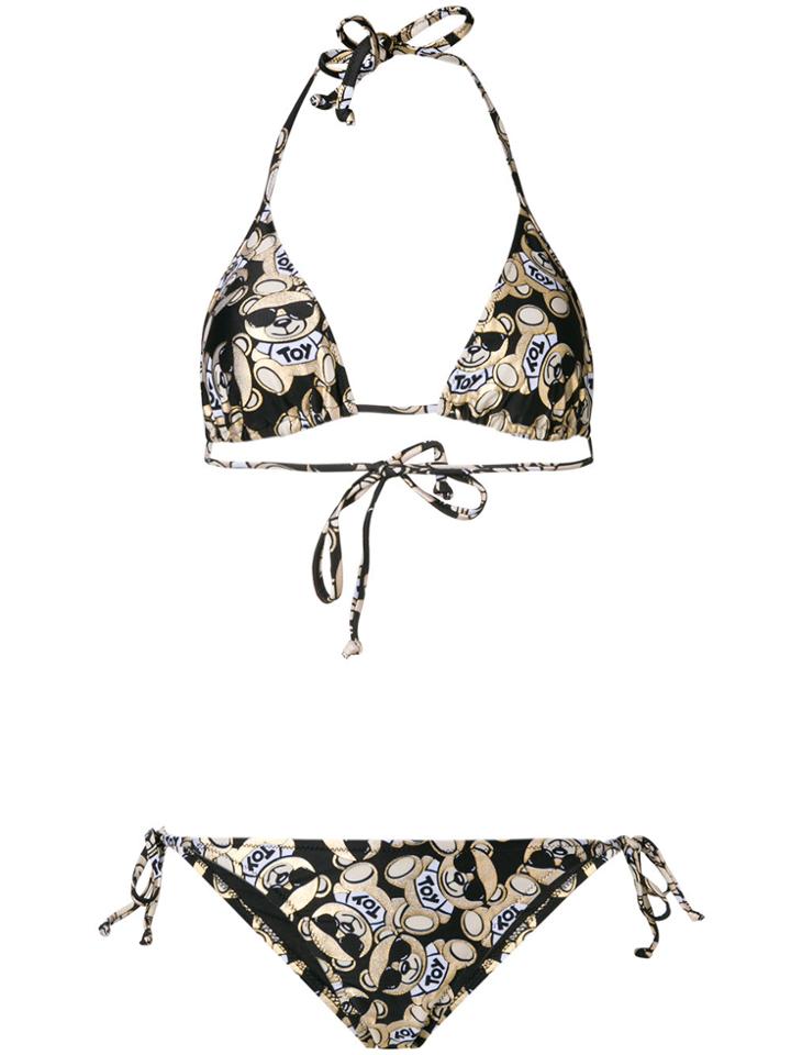 Moschino Toy Bear Bikini - Metallic