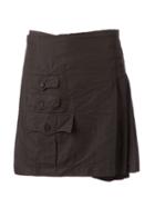 Comme Des Garçons Homme Plus Apron Cargo Shorts, Men's, Size: Xs, Black, Ramie/polyester