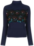 Onefifteen Sequin Embellished Sweater - Blue