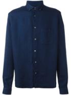 Ymc Button-down Shirt, Men's, Size: Medium, Blue, Tencel