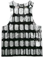 Comme Des Garçons Homme Plus - Clear Geometric Pattern Tank - Men - Pvc - M, Black, Pvc