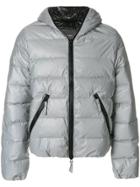 Hydrogen Hooded Padded Jacket - Grey