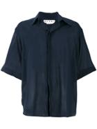 Marni Sheer Short Sleeved Shirt - Blue