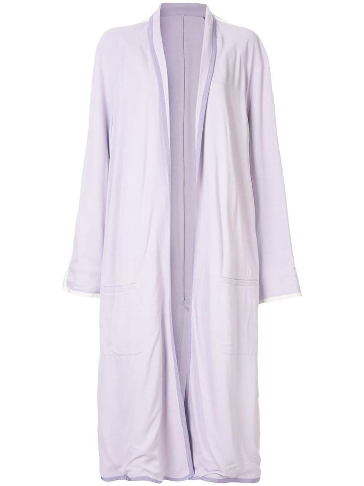 Haider Ackermann Open Front Coat - Purple